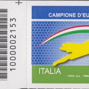 2021 Italia Repubblica Campione d'Europa barre alto sinistro