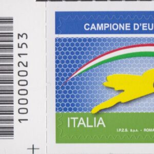 2021 Italia Repubblica Campione d'Europa barre basso sinistro