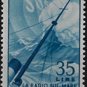 1947 Posta Aerea 50° Radio £ 35