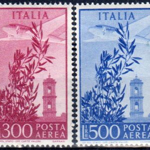 1955 Posta Aerea Stelle Campidoglio stelle