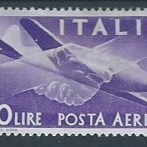 1957 Posta Aerea Stelle Democ. L. 50