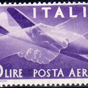 1947 Posta Aerea Dem. Col. camb. £ 50