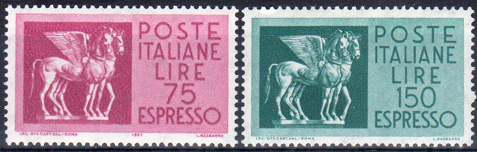 1958 Espressi Stelle Cavalli alati