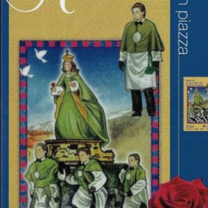 2008 La Madonna che scappa in piazza - francobollo lamina argento
