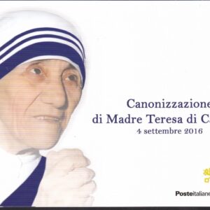 2016 Canonizzazione Madre Teresa di Calcutta
