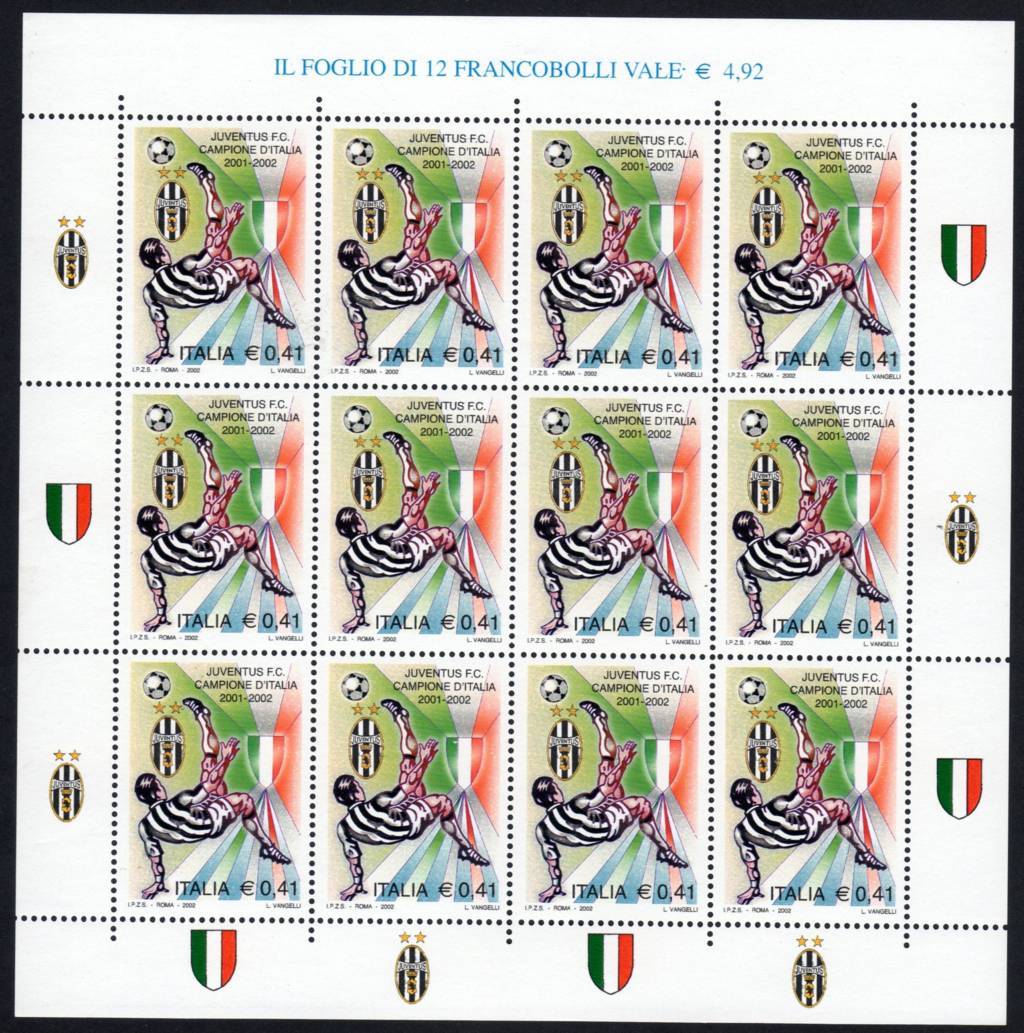 2002 Juventus Campione d’Italia Calcio