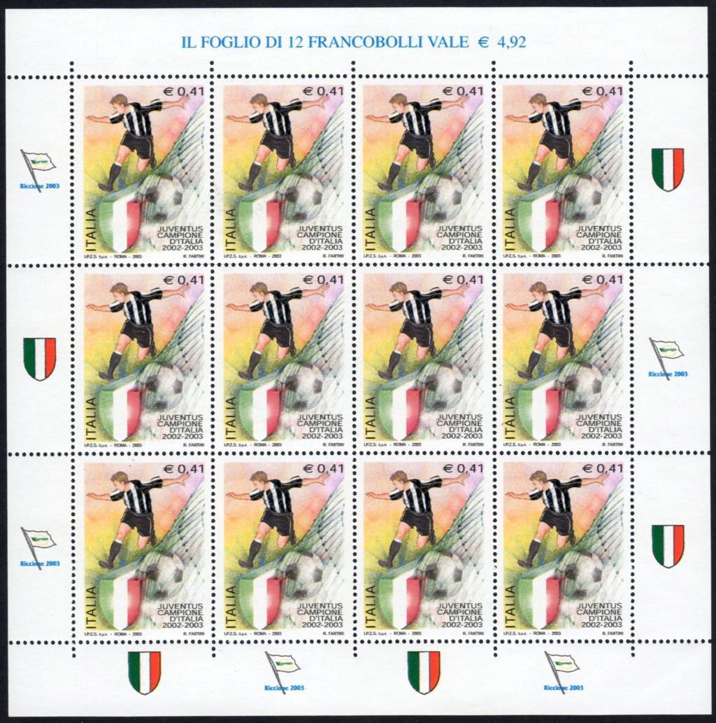 2003 Juventus Campione d’Italia Calcio