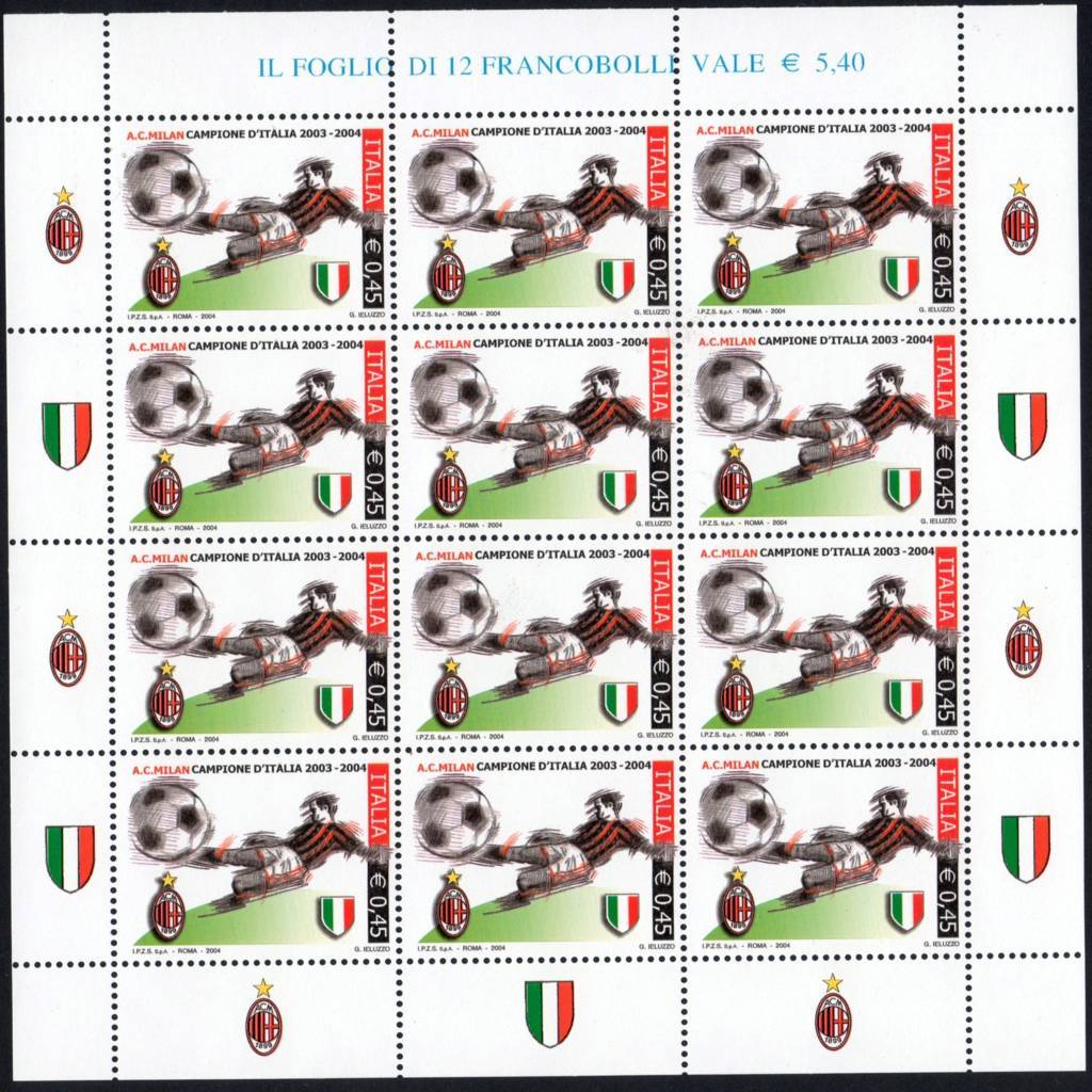 2004 Milan Campione d’Italia Calcio