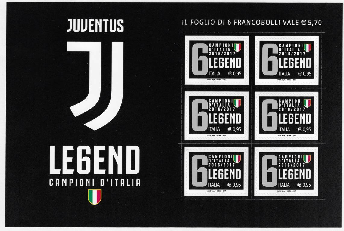 2017 Juventus Campione d’Italia Calcio