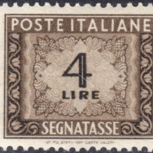 1947 Segnatasse Cifra £. 4