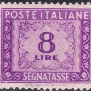 1947 Segnatasse Cifra £. 8