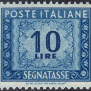 1947 Segnatasse Cifra £. 10