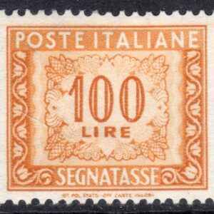 1952 Segnatasse Cifra £. 100
