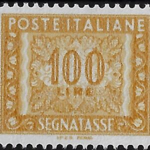 2000 Segnatasse Stelle Cifra £100 I.P.Z.S. Roma