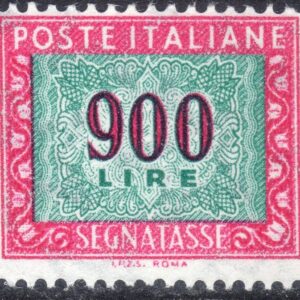 1984 Segnatasse Stelle Cifra £ 900 I.P.Z.S.