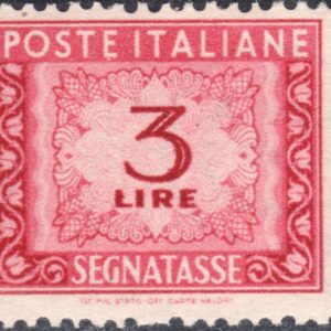 1947 Segnatasse Cifra £. 3