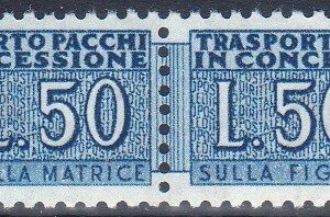 1955 Pacchi Concessione Stelle £. 50
