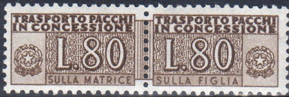 1960 Pacchi Concessione Stelle £ 80