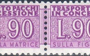 1958 Pacchi Concessione Stelle £. 90