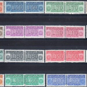 1955 Pacchi Concessione Stelle Cifra Stelle ©