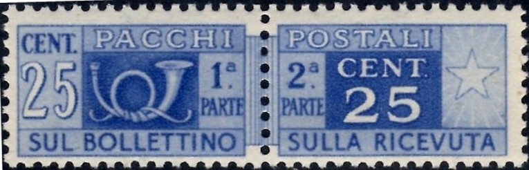 1946 Pacchi postali cent. 25