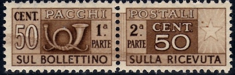 1946 Pacchi postali cent. 50
