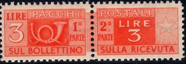 1946 Pacchi postali £. 3