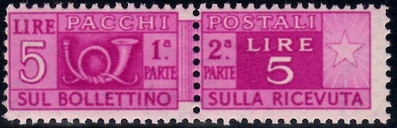 1946 Pacchi postali £. 5