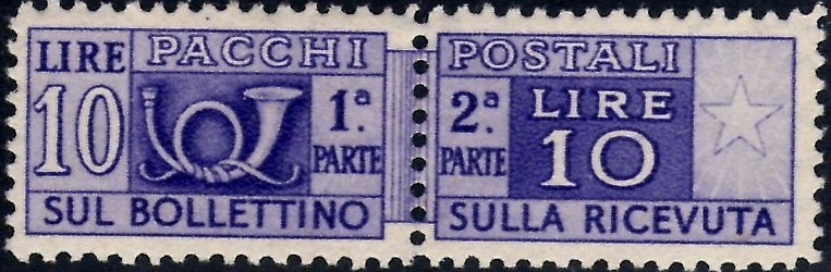 1946 Pacchi postali £. 10