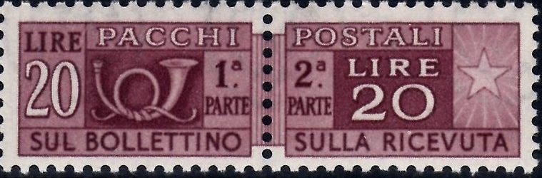 1946 Pacchi postali £. 20