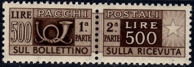 1946 Pacchi postali £. 500