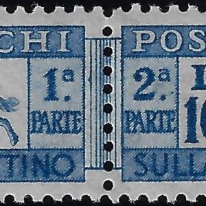 1946 Pacchi postali Cavallino £ 1.000 centratissimo ©