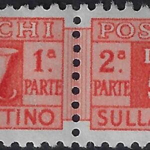 1955 Pacchi postali Stella £. 50