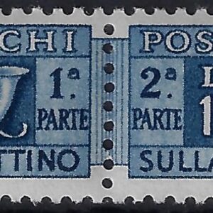 1955 Pacchi postali Stella £. 100