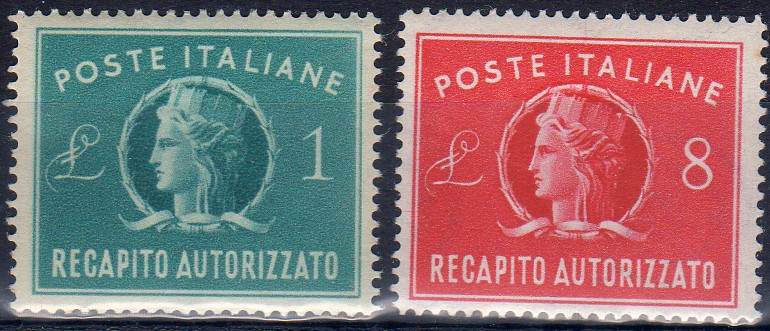 1947 Recapito Autorizzato Turrita 1-8