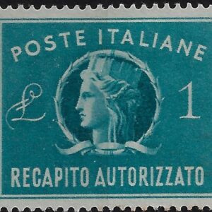 1947 Recapito Autorizzato Turrita £ 1