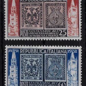 1952 Francobolli Modena e Parma serie completa