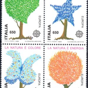 1986 Europa Blocco
