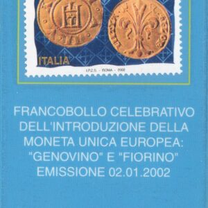 2002 moneta unica - genovino e fiorino