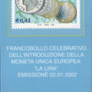 2002 moneta unica - lira/euro