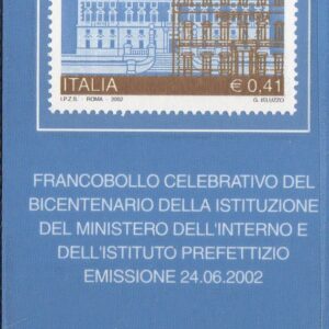 2002 ministero dell' interno
