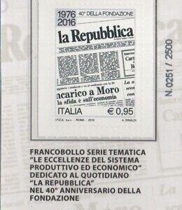 2016 quotidiano “la repubblica” 