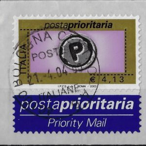 2003 Prioritaria €. 4,13 S.p.A. 2003