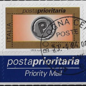 2004 Prioritario €. 0,60 con bordo