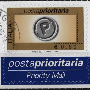 2004 Prioritario €. 0,80 con bordo