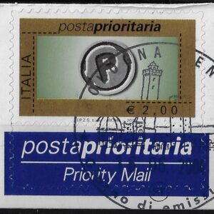 2004 Prioritario €. 2,00 con bordo