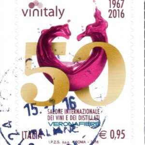 2016 50° Vinitaly logo cinquantenario