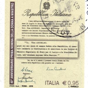 2016 40° prima ministro donna