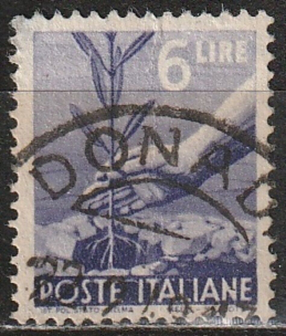 1945 6 £. Democratica