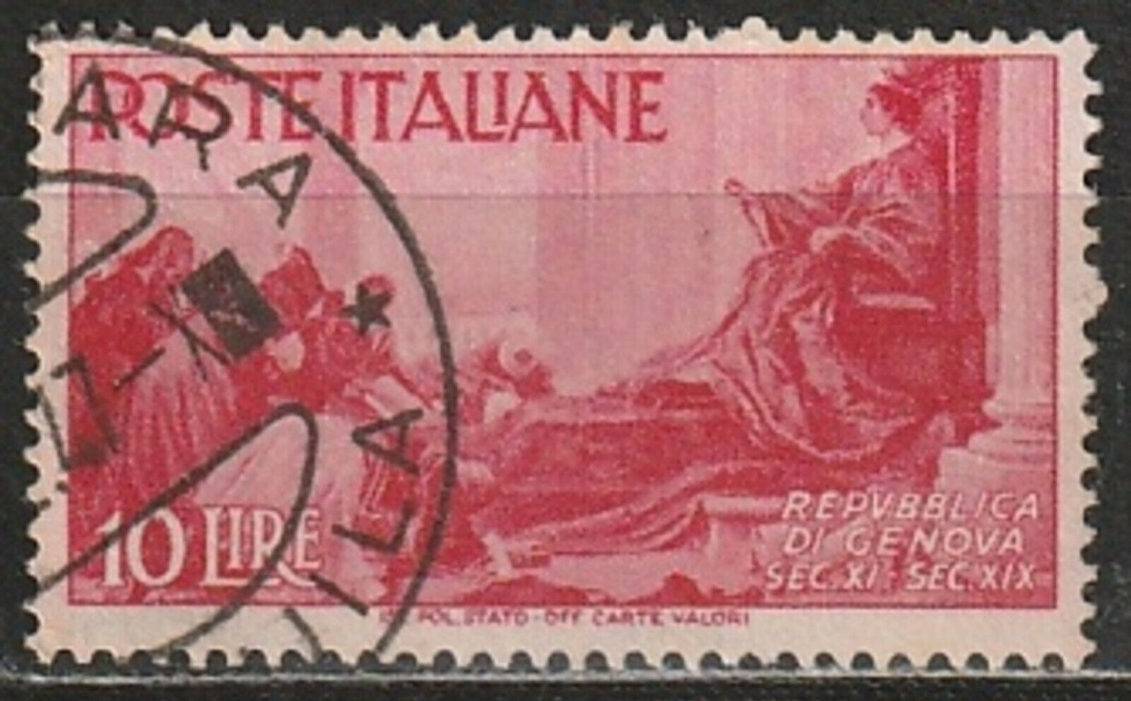 1946 10 £ Avvento della Repubblica